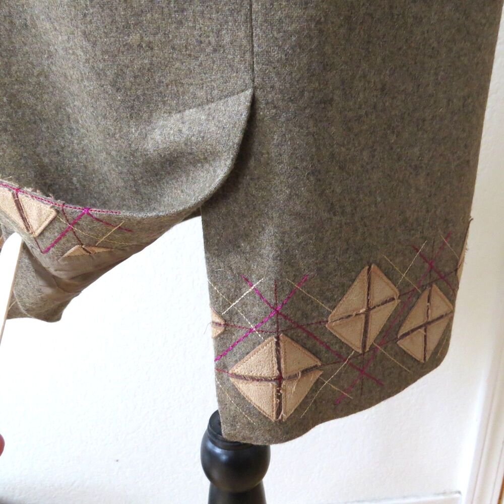 Ann Taylor Loft Vintage Wool Blend Pencil Skirt Flecked Brown 6P EUC - Picture 5 of 7